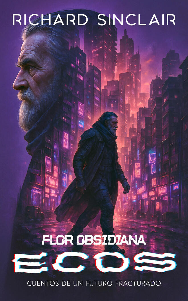 Portada de Flor Obsidiana: Ecos, de Richard Sinclair