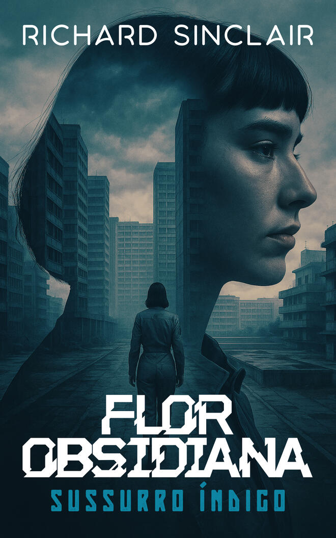 Capa de Flor Obsidiana: Sussurro Índigo, de Richard Sinclair