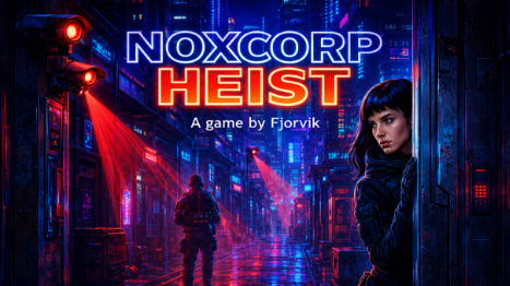 Illustration des Browser-Spiels NoxCorp Heist